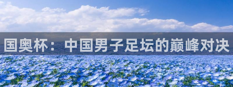  国奥杯：中国男子足坛的巅峰对决